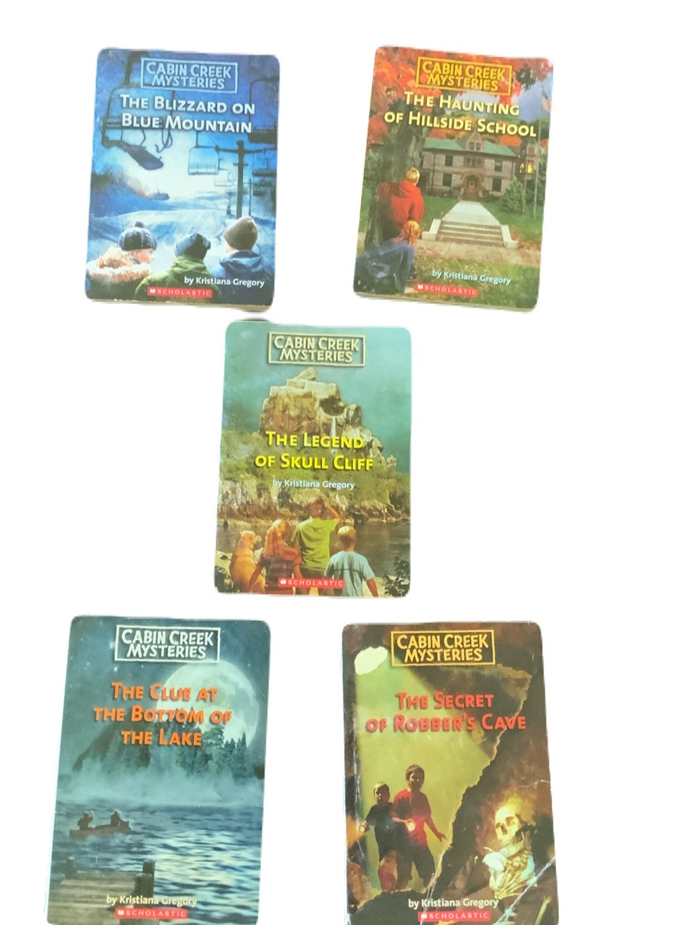 Lot of 5 Cabin Creek Mysteries-Books 1-5.